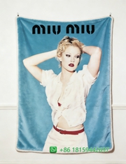 Miumiu Throw Blankets